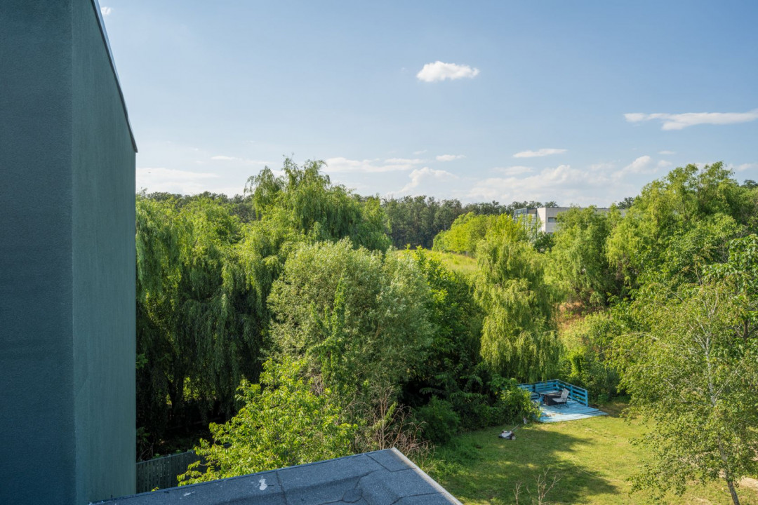 Casa cu proiect deosebit de arhitectură, vedere spre pădure, Mogoșoaia - FRF!