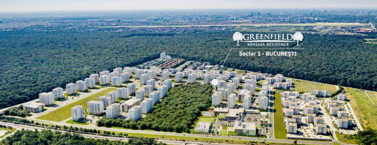 2 CAMERE Padurea BANEASA - bloc 2023 - Apartament premium în Greenfield Băneasa,