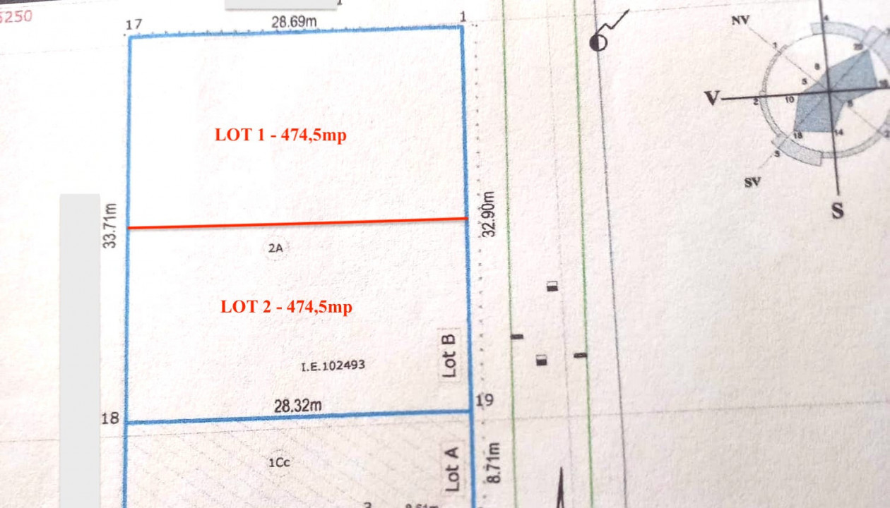Otopeni, 2 loturi de casă de 474,5mp și deschidere 16mp, la 300m de DN1