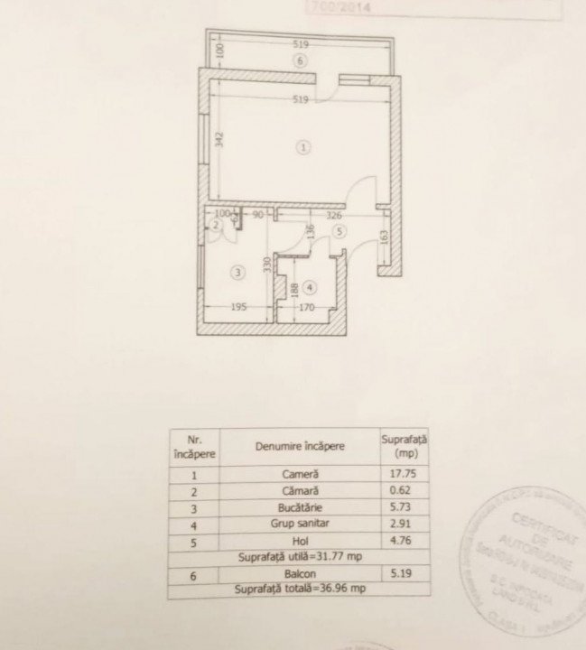 Garsonieră luminoasă, decomandată, etaj 2/4, bloc mixt 1983! Comision 0%