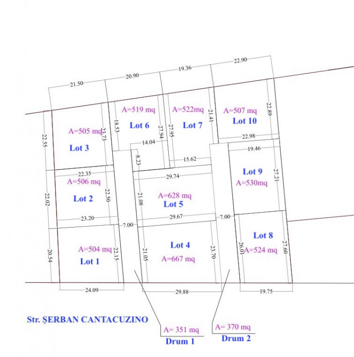 Snagov- Ciofliceni, loturi de casă între 504-670mp, Șerban Cantacuzino!