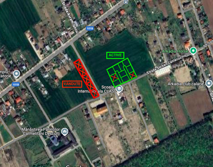 Snagov- Ciofliceni, loturi de casă între 504-670mp, Șerban Cantacuzino!