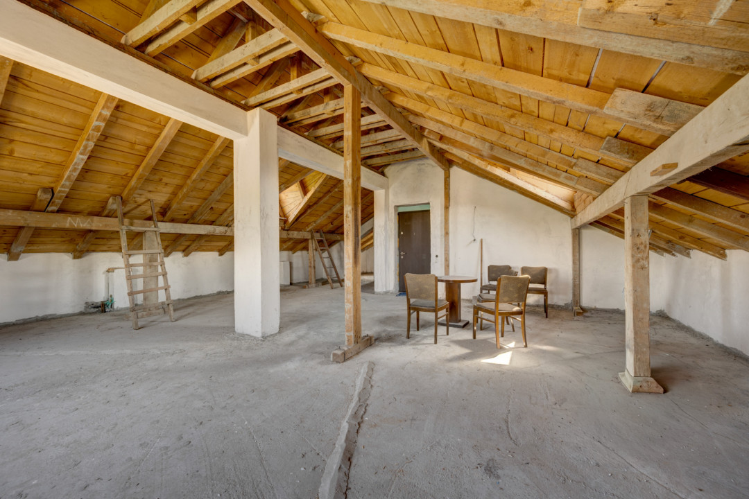 O proprietate imobiliară deosebită, formată din casă și mult teren! 